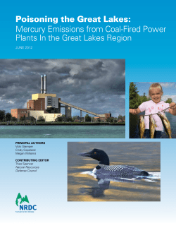 NRDC: Poisoning the Great Lakes- Mercury Emissions from Coal