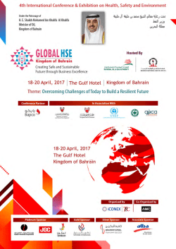 event brochure - Global HSE 2017