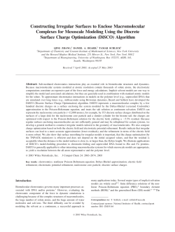 Constructing irregular surfaces to enclose macromolecular