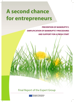 A second chance for entrepreneurs