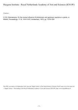 On the mutual influence of phototropic and geotropic