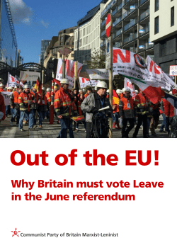 Out of the EU!