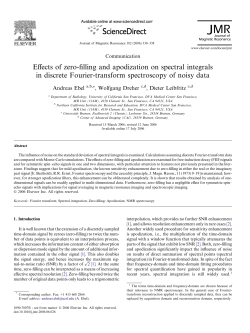 Effects of zero-filling and apodization on spectral integrals in