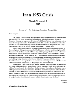 Iran 1953 Crisis