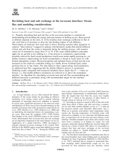 Revisiting heat and salt exchange at the ice