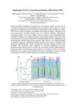 Single-phase Na /Li co-insertion mechanism within olivine FePO4