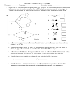 Discussion 1, Mahaffy et al., Chapter 10