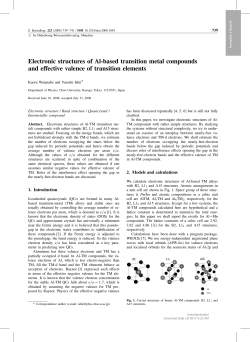 Electronic structures of Al-based transition metal
