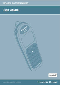 Explorer Bluetooth Handset