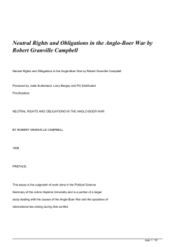 Neutral Rights and Obligations in the Anglo