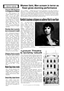 1815 - 16 - Over The Footlights