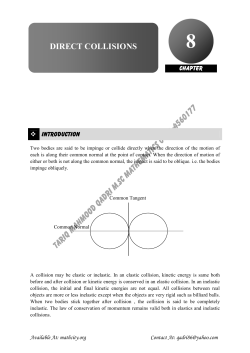 direct collisions