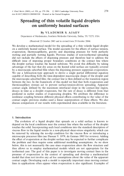 Spreading of thin volatile liquid droplets on uniformly heated surfaces