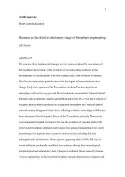 Humans as the third evolutionary stage of biosphere engineering of