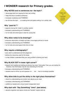 I wonder and QUIP notes for teacher.pages