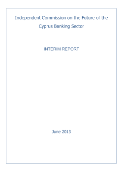 ICFCBS Interim Report
