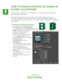 how to create or rotate 3d shapes in adobe&reg; illustrator
