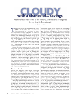 Cloudy with a Chance of Savings