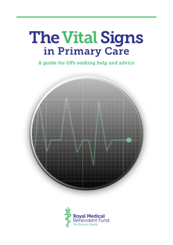 The Vital Signs - Royal Medical Benevolent Fund