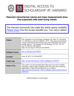 Full Text - Digital Access to Scholarship at Harvard