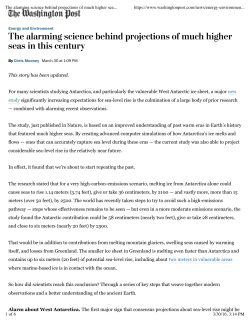 The alarming science behind projections of much higher seas in this