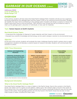 Garbage in Our Oceans