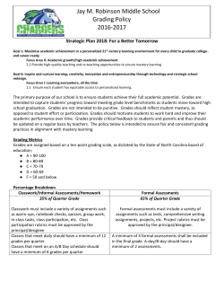 Grading Policy 2016-2017 - Charlotte