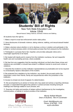 Students` Bill of Rights