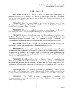 Ordinance - DocumentCloud