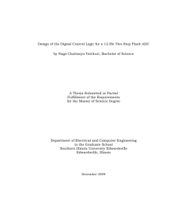 Design of the Digital Control Logic for a 12-Bit Two-Step