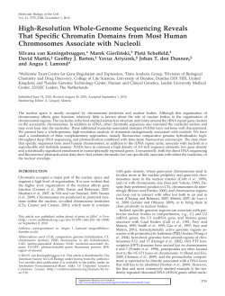High-Resolution Whole-Genome Sequencing