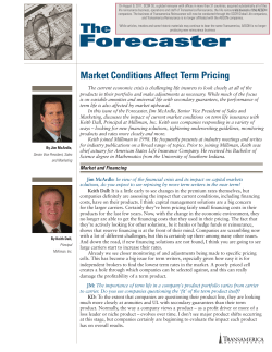 Market Conditions Affect Term Pricing