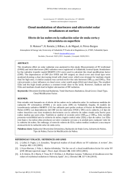 Cloud modulation of shortwave and ultraviolet solar