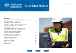 Compliance Update December 2012