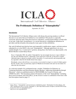 Islamophobia - Gates of Vienna