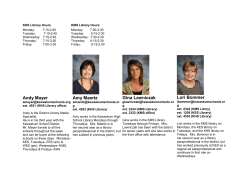 Andy Mayer Amy Maertz Gina Lawniczak Lori Bommer