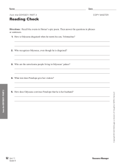 the odyssey 2 reading check