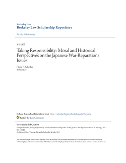 Taking Responsibility: Moral and Historical Perspectives on the