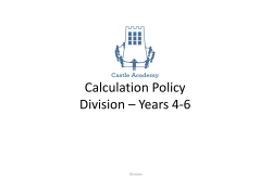 Division Y4-6 - Castle Academy