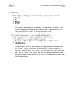 Exam Questions: 1. What is the name of Carnegie Mellon