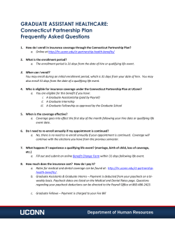 GRADUATE ASSISTANT HEALTHCARE: Connecticut Partnership