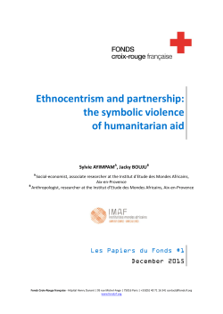 Ethnocentrism and partnership: the symbolic violence of