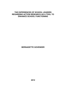chapter 1: overview of intended research