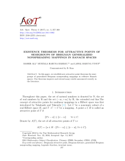 EXISTENCE THEOREMS FOR ATTRACTIVE POINTS OF