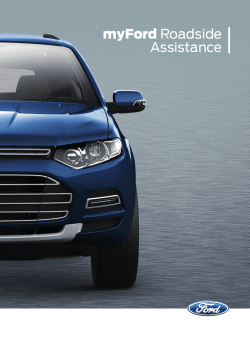 myFord Roadside Assistance