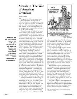 Morals in the War of America`s Overclass, by Peter Laarman