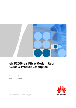 eir F2000 eir Fibre Modem User