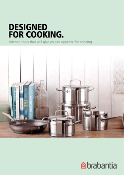 designed for cooking.