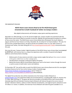 NOVA Home Loans Arizona Bowl to be first NCAA Bowl game