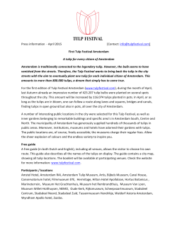 Press information -‐ April 2015 [Contact: ] First